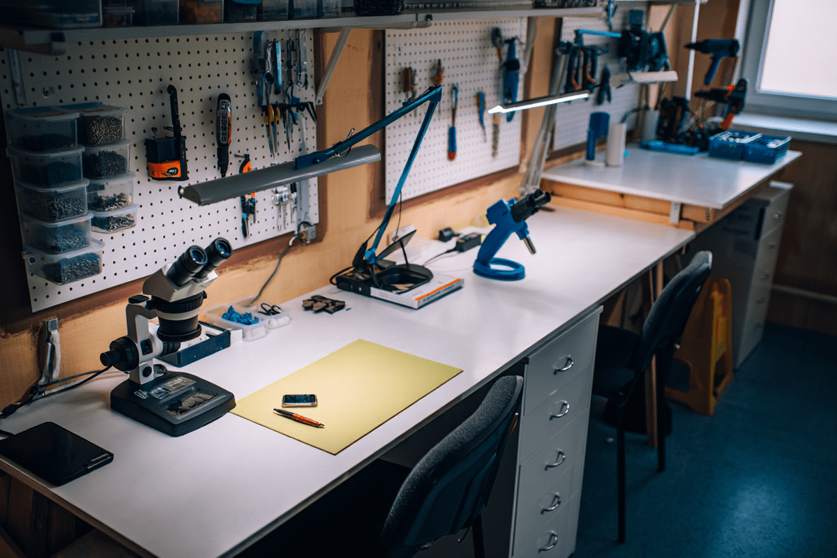 Процесс ремонта техники VISION в vision-service